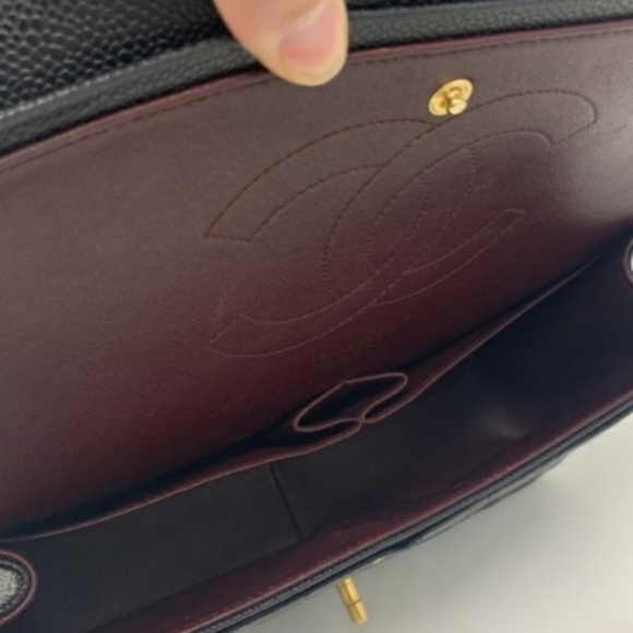 Chanel Caviar Classic Black Jumbo Double Flap GHW - Picture 6 of 6